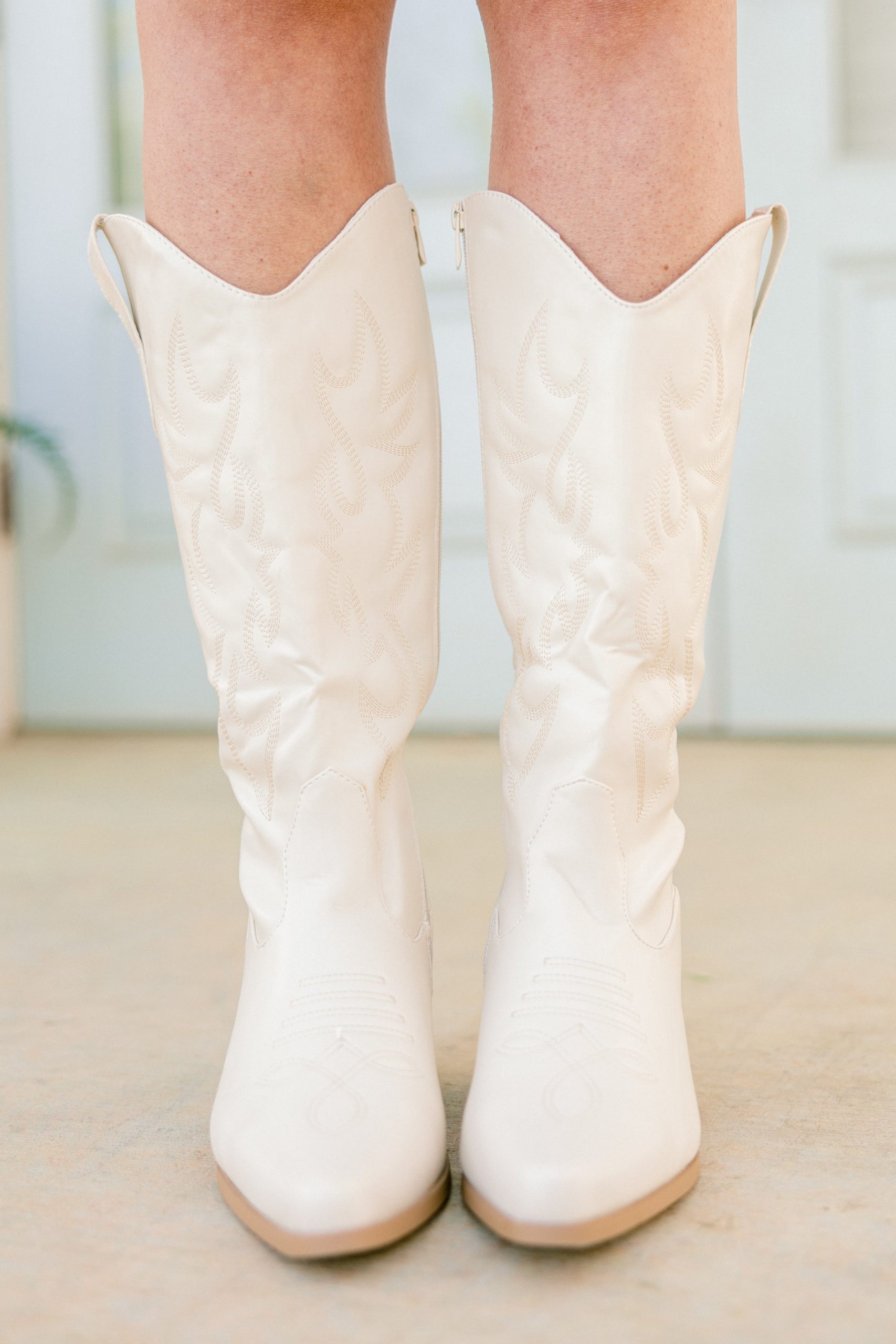 All Good News Boots, Bone - Image 4