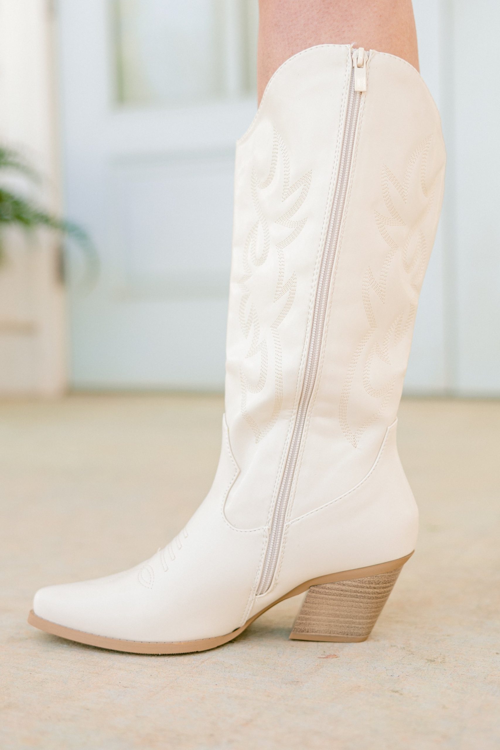 All Good News Boots, Bone - Image 3