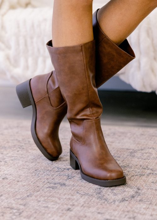 Beating Heart Boots, Cognac