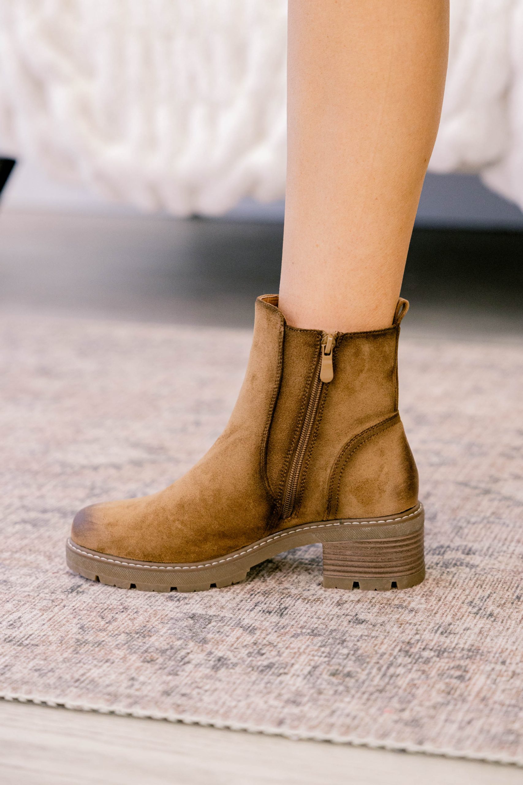 If I Only Knew Booties, New Tan - Image 4