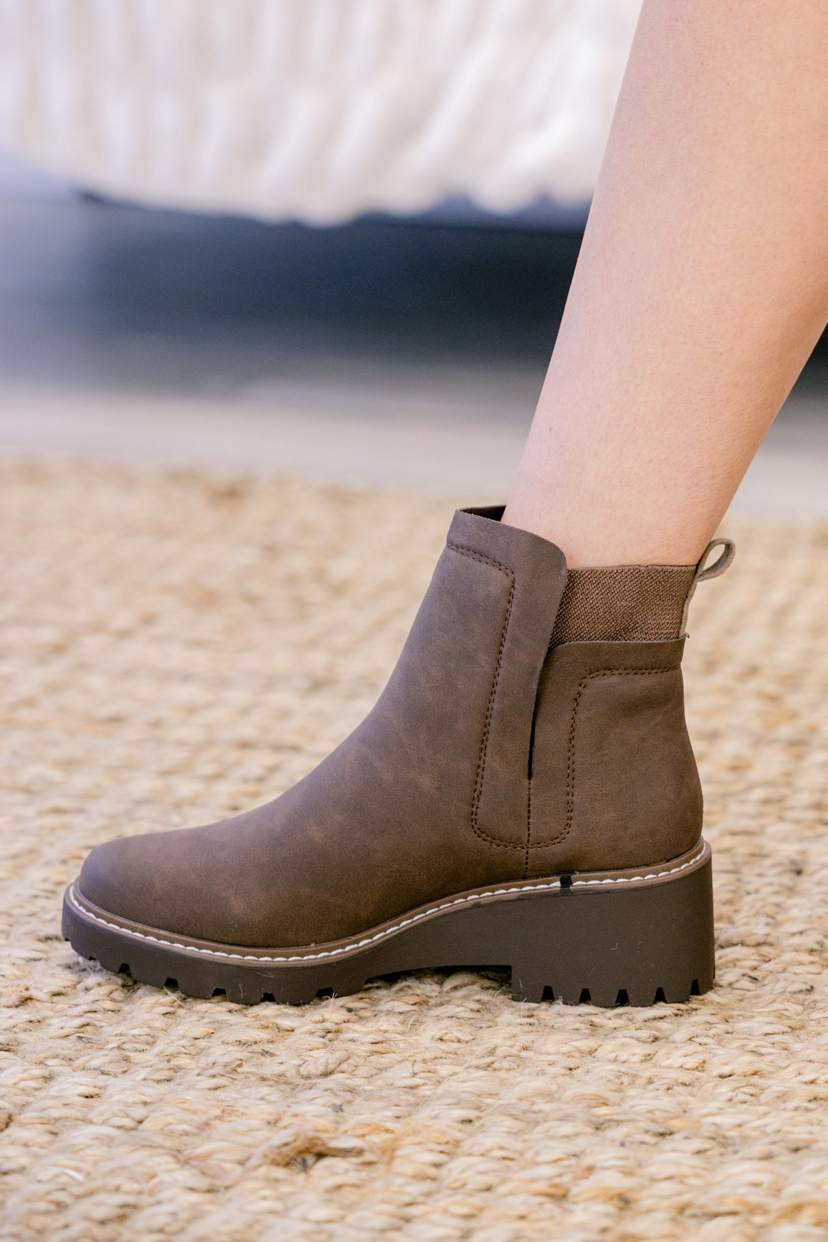 Keep The Cool Booties, Brown - Image 3