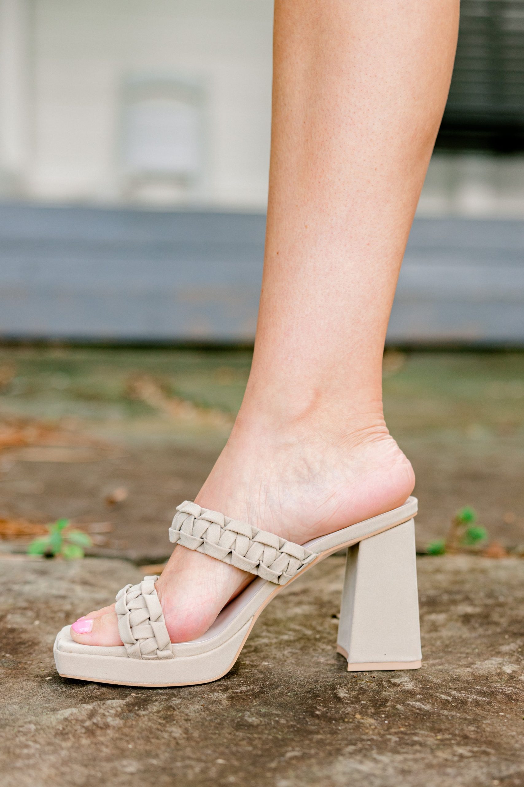 Minding My Own Heels, Taupe - Image 3