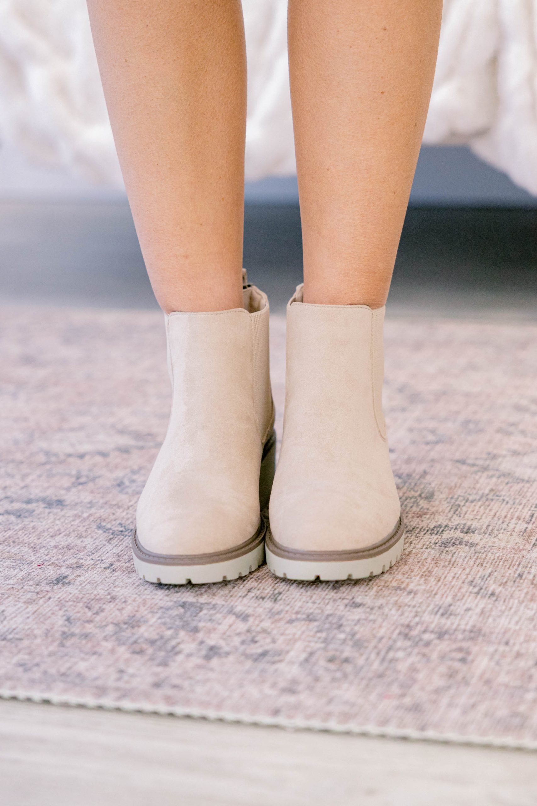 Play It Loud Booties, Sand - Image 4