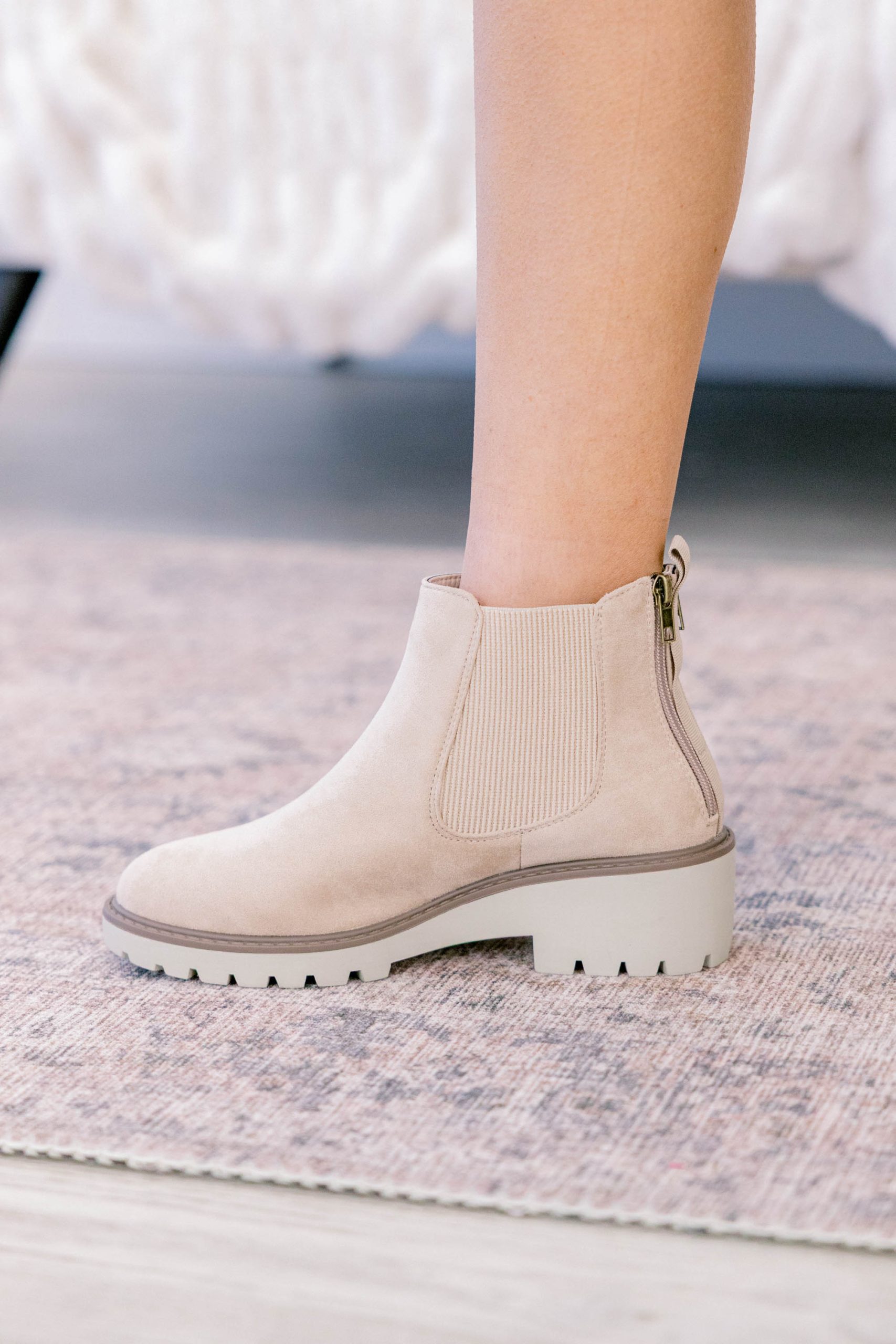 Play It Loud Booties, Sand - Image 3