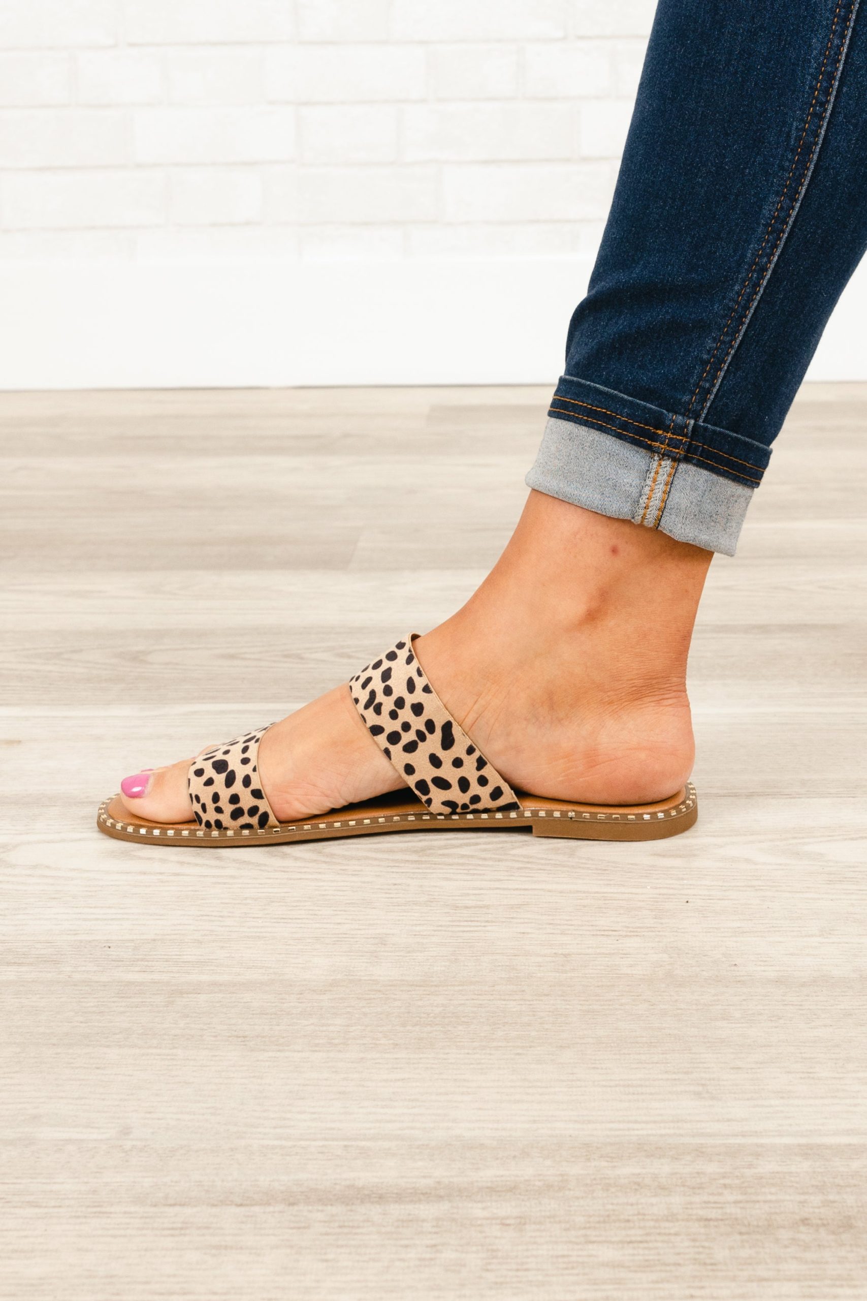 Summer Sippin' Sandals, Cheetah - Image 4