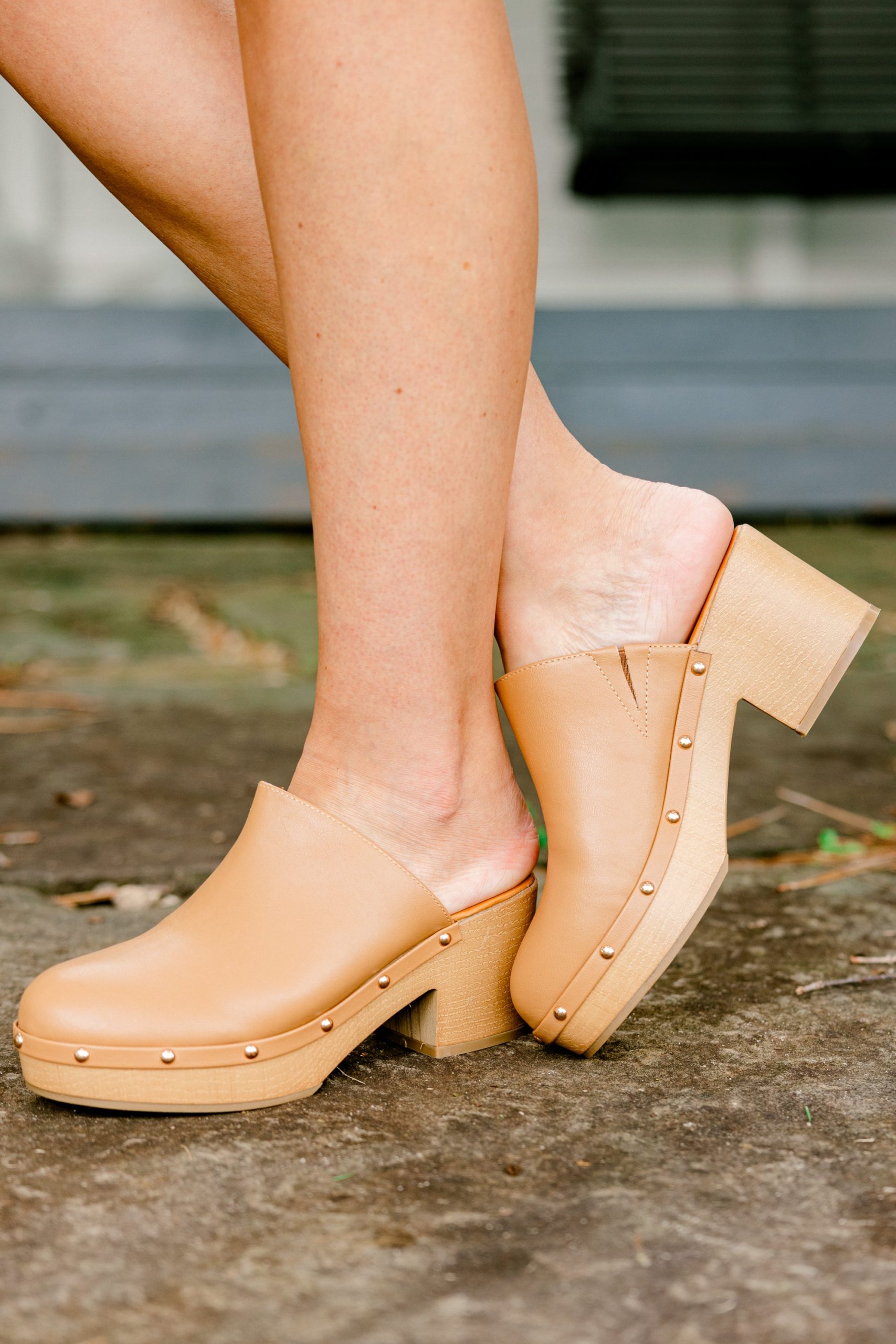 Take You Out Clogs, Tan