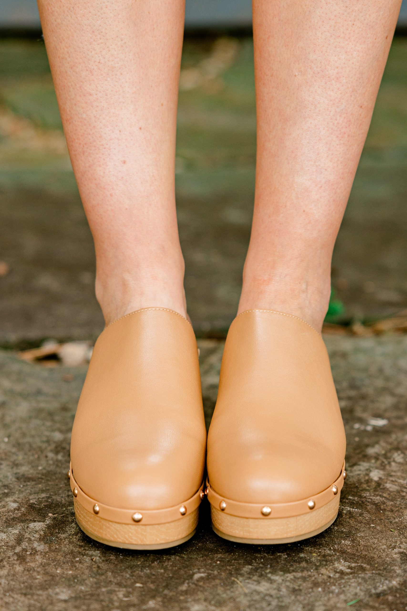 Take You Out Clogs, Tan - Image 4