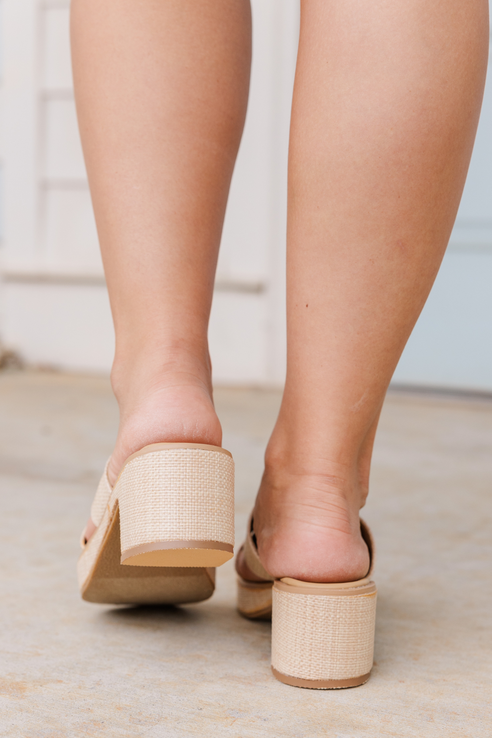 Blush Ambition Heels, Natural - Image 5