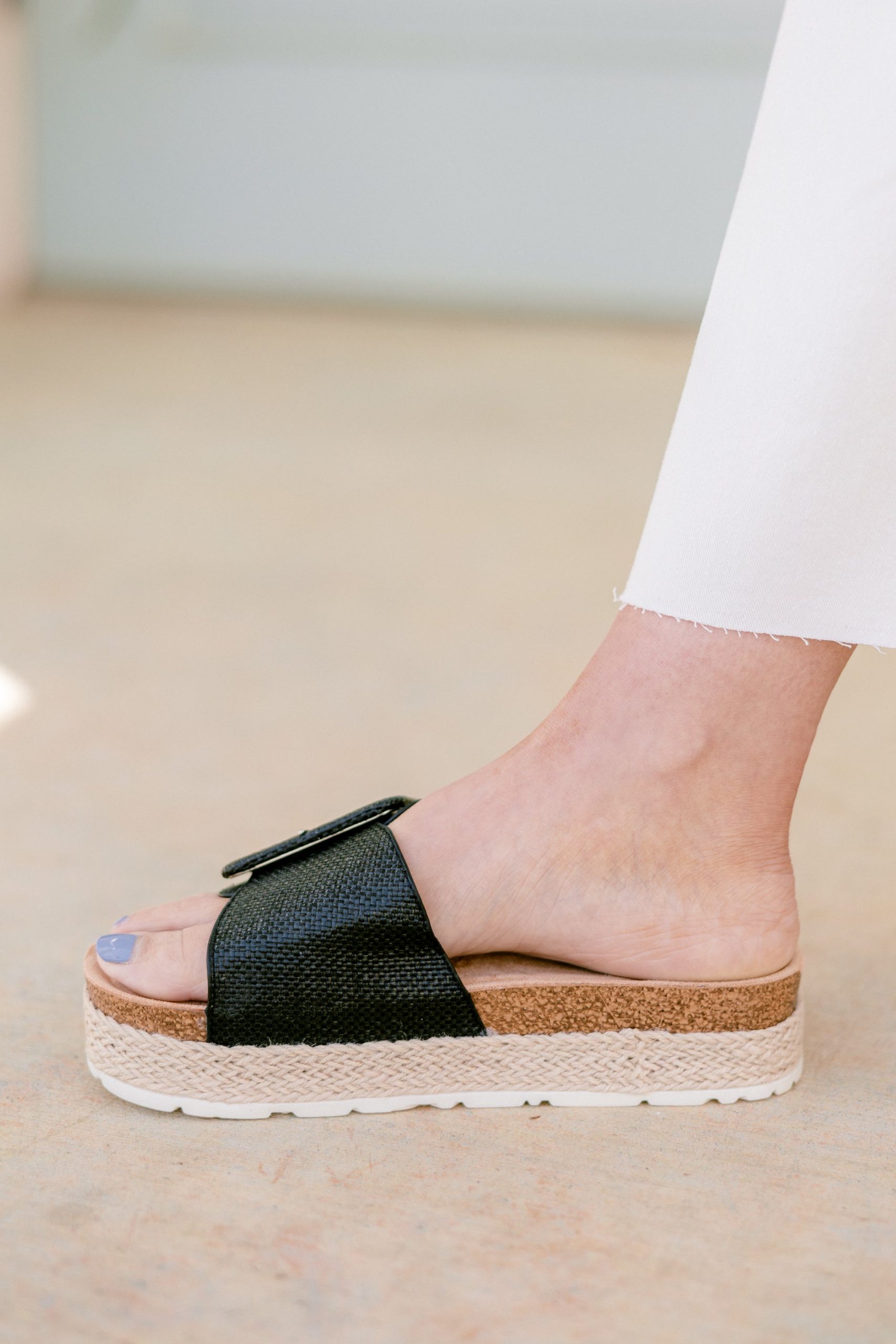 When the Time Is Right Wedges, Black - Image 3