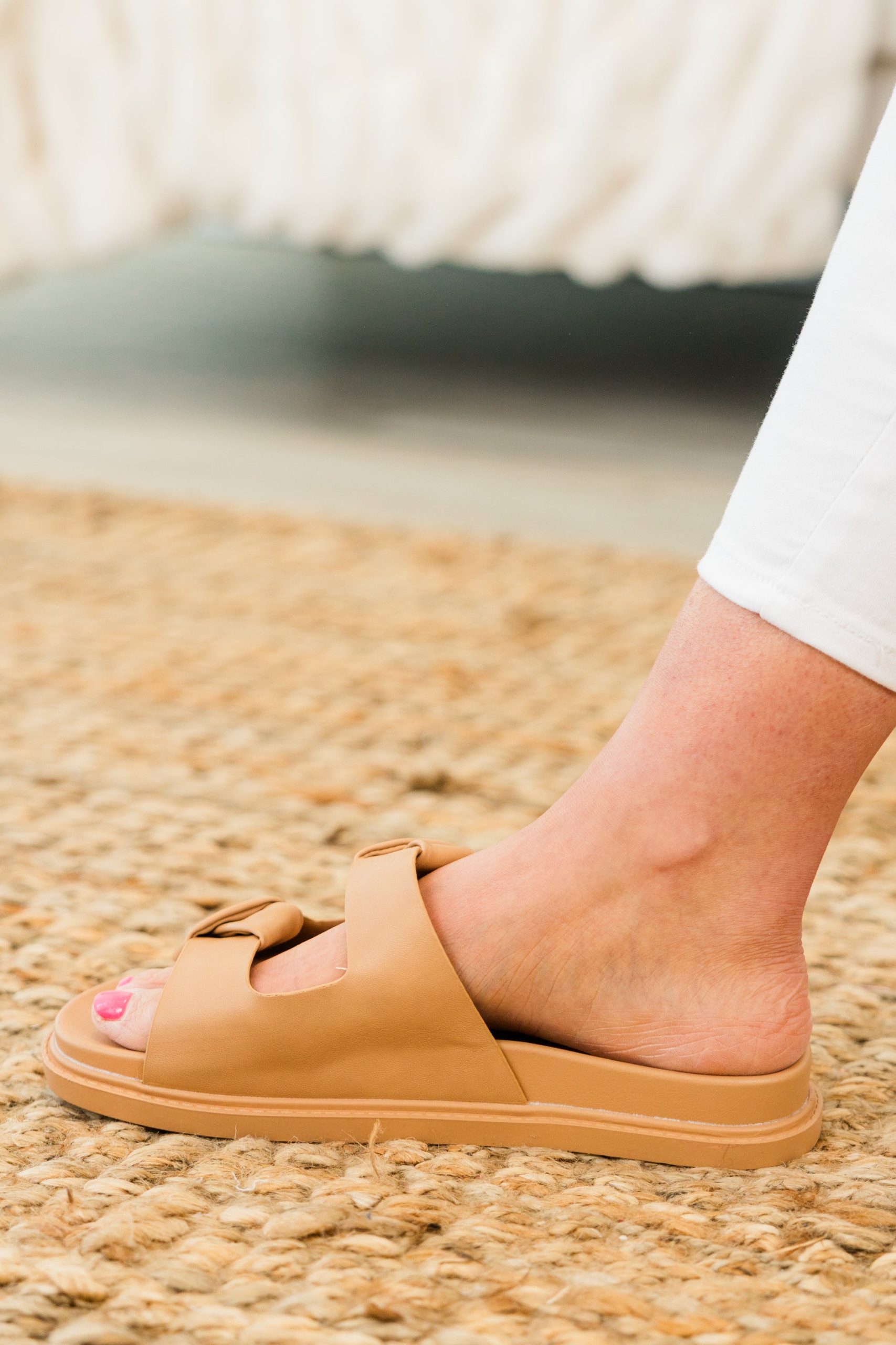 Where You Belong Sandals, Camel - Image 3