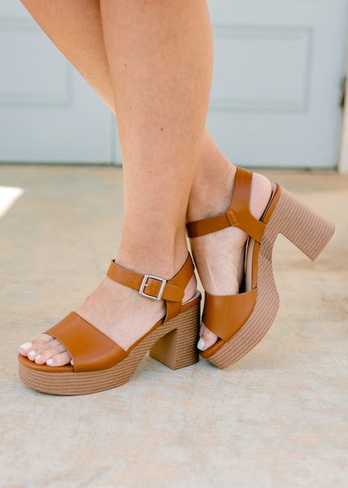 Wild Grace Heels, Camel