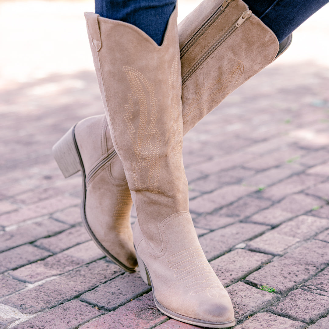 You Know Who Boots, Taupe - Image 6